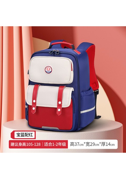 Ilkokul Öğrencilerinin Yükünü Azaltmak Için Okul Çantası 1-3-6 Sınıflar Için Geniş Açılımlı Tasarım Çocuk Okul Çantası (Yurt Dışından)