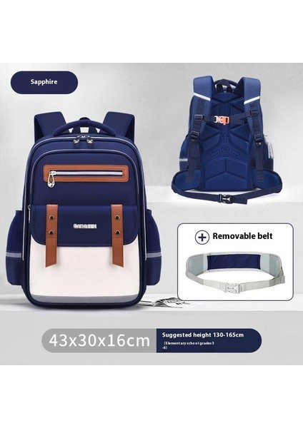 Yeni Bulut Çocuk Okul Çantası 1-3-6 Sınıflar Ilkokul Öğrencileri Okul Çantası Kız ve Erkek Çocuklar Yük Azaltma (Yurt Dışından)