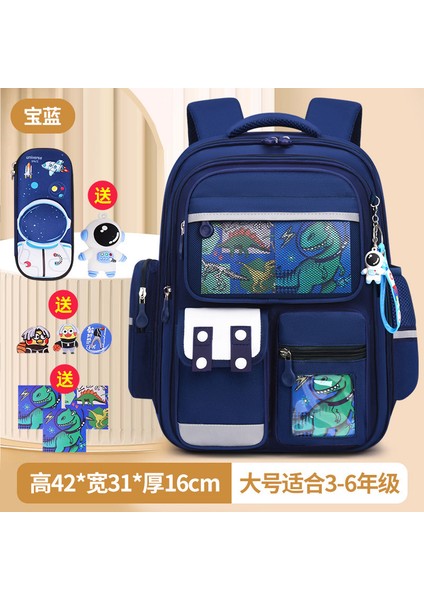 Kızlar Azaltılmış Yük Omurga Koruma Okul Çantası 1-6 Sınıflar Büyük Kapasiteli Çocuklar Karikatür (Yurt Dışından)