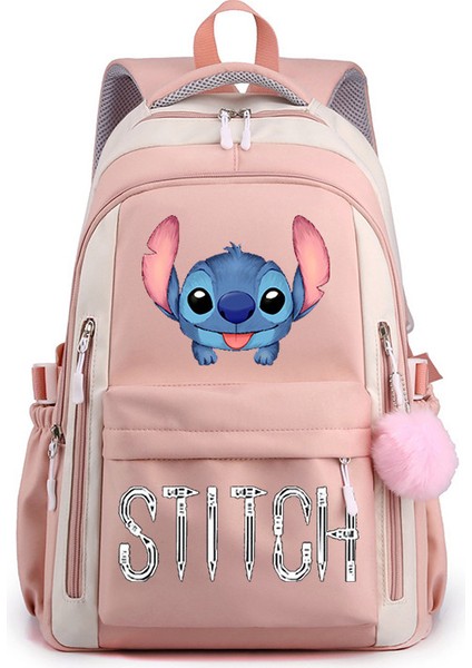 Yeni Yıldız Bebek Karikatür Baskı Rahat Omuz Çantası Ortaokul Lise Öğrencileri Büyük Kapasiteli Sırt Çantaları (Yurt Dışından)