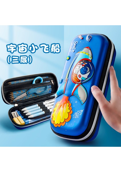 Sevimli Yaratıcı Kalem Kılıfı Kirli Dalı Niş Kırtasiye Kılıfı Ilkokul Büyük Kapasiteli Kalem Kutusu Kapi Bara 3D Kırtasiye Çantası (Yurt Dışından)