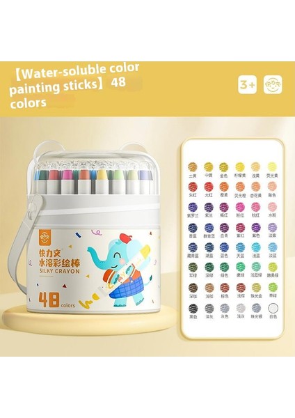 Çocukların Suda Çözünen Boyama Çubukları Elleri Kirletmez Ilkokul Öğrencileri Için Yıkanabilir Boya Kalemleri Güvenli Boya Fırçası Dazzle Renk Çubuğu (Yurt Dışından)
