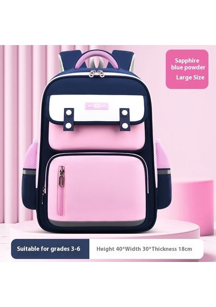 1-3-6 Sınıf Ilkokul Çocukları Çocuk Omurga Koruması Ingiliz Tarzı Okul Çantası (Yurt Dışından)