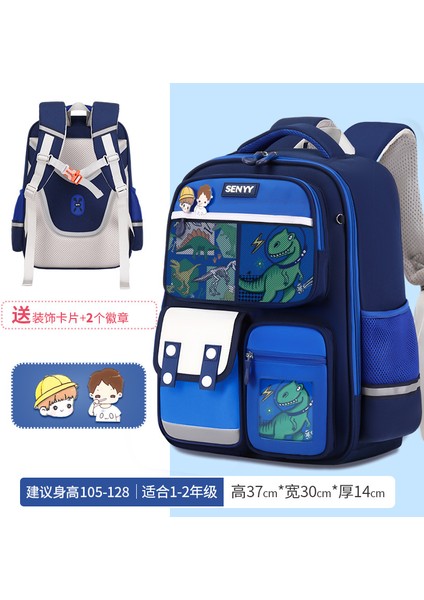 Yeni Ilkokul Öğrencileri Okul Çantası Çocuklar Oxford Kumaş Omuz Çantası Lamine Büyük Kapasiteli Erkek Su Geçirmez Kadın (Yurt Dışından)