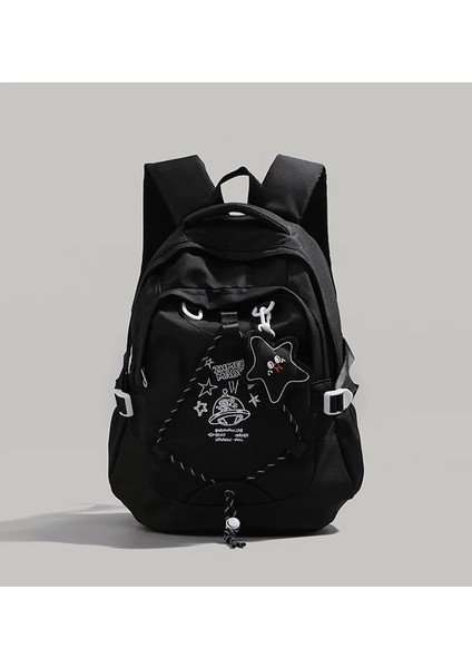 Okul Sezonu Malzemeleri Kolej Tarzı Gezegen Ev Yapımı Kolye Ortaokul Üniversite Öğrencileri Omuz Çantası Büyük Kapasiteli Öğrenci Sırt Çantaları (Yurt Dışından)