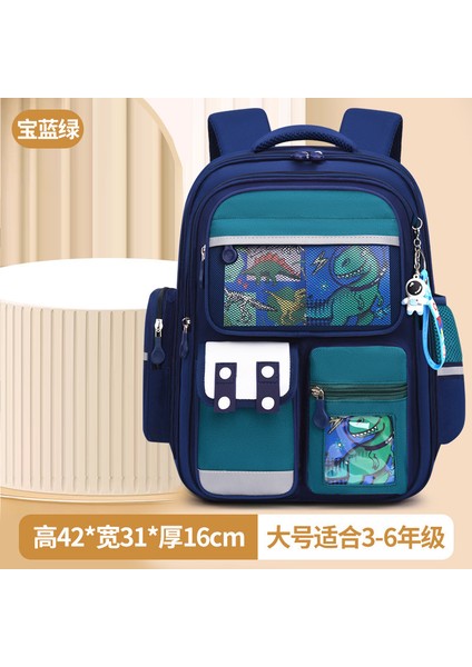 Kızlar Azaltılmış Yük Omurga Koruma Okul Çantası 1-6 Sınıflar Büyük Kapasiteli Çocuklar Karikatür (Yurt Dışından)