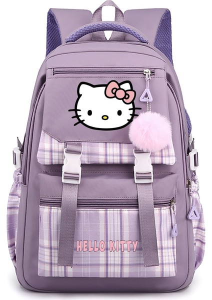 Kt Kedi Karikatür Etrafında Japon Sevimli Ilkokul Öğrencileri Ortaokul Lise Lise Büyük Kapasiteli Okul Çantası (Yurt Dışından)