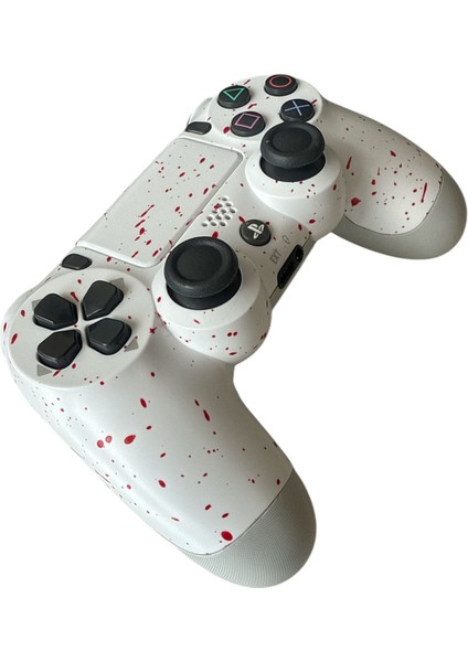Dualshock 4 V2 Red Splatter Edition Zct2 Kablosuz Ps4 Oyun Kolu modelleri