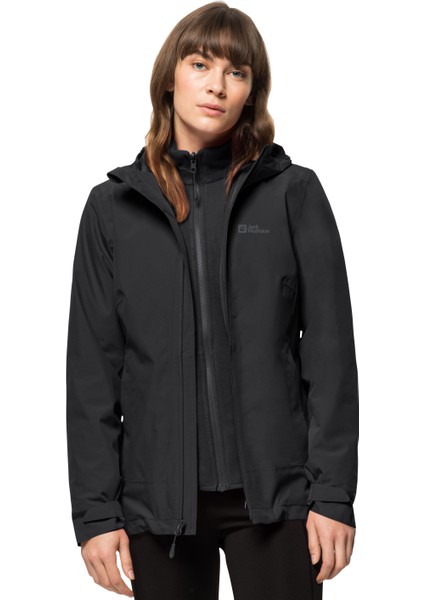 Moonrise 3in1 Kadın Siyah Outdoor Ceketi modelleri