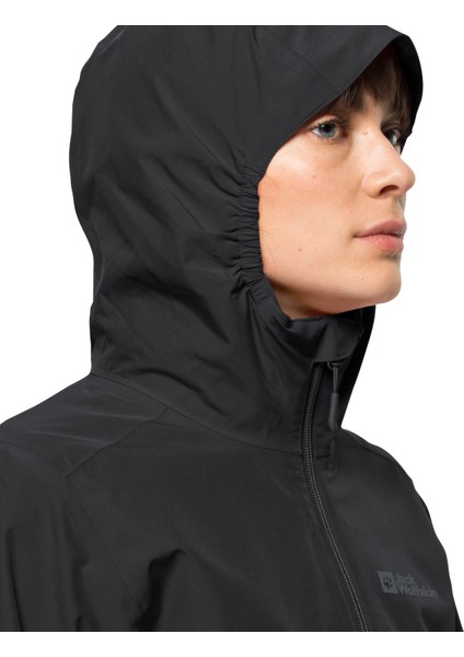 Moonrise 3in1 Kadın Siyah Outdoor Ceketi