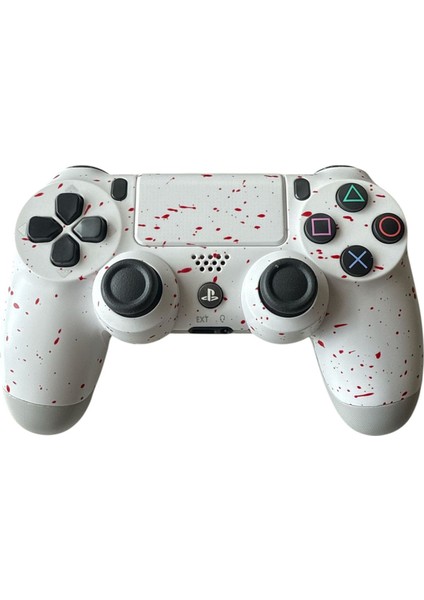 Dualshock 4 V2 – Red Splatter Edition​​​​​​​ zct2 Kablosuz Ps4 Oyun Kolu