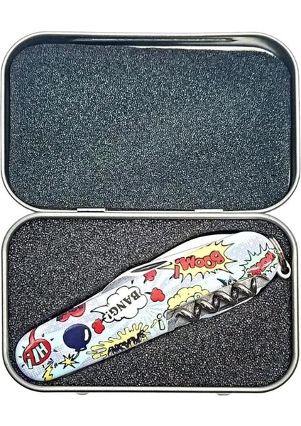 V2010101 Pocket Knife Comics Çizgi Roman Çakı (100-NH-6/AK)