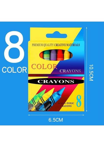 Çocuk Boyama Yağlı Boya Sopa Diy Doodle Boyama 6 Renk 8 Renk 12 Renk 24 Renk Anaokulu Sanat Pastel Boya Seti (Yurt Dışından)