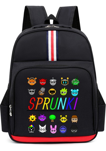 Karikatür Çocuk Omuz Çantası Küçük Öğrencilerle Erkek ve Kadınların Kampüs Trendi Büyük Kapasiteli Okul Çantası (Yurt Dışından)