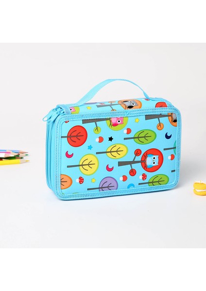 Eskiz Kalem Çantası Delik Büyük Kapasiteli Renkli Kalem Kutusu Kırtasiye Fırçaları Sanat Tırnak Sanat Saklama Çantası 72 Delik (Yurt Dışından)