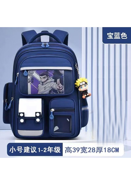 2023 Yeni Okul Sezonu Unisex Ilkokul Öğrencilerinin Okul Çantası Ingiliz Tarzı Büyük Kapasiteli Basınç Tahliye Bel Koruması Su Geçirmez (Yurt Dışından)