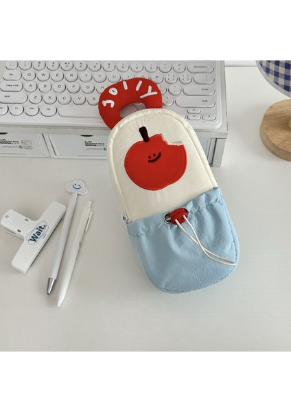 Karikatür El Kalem Çantası Yüksek Değerli Ins Depolama Kalem Çantası Kalem Tutucu Durabilir Lise Öğrencileri Büyük Kapasiteli Kırtasiye Kutusu (Yurt Dışından)