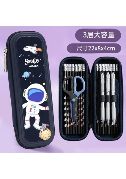 Panda Kalem Çantası Ins Tarzı Niş Küçük Öğrenciler Kırtasiye Kutusu Büyük Kapasiteli Kızlar Yüksek Değerli Kalem Kutusu (Yurt Dışından)