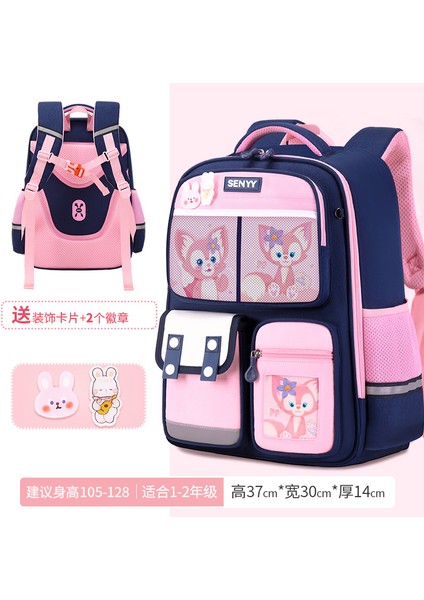 Yeni Ilkokul Öğrencileri Okul Çantası Çocuklar Oxford Kumaş Omuz Çantası Lamine Büyük Kapasiteli Erkek Su Geçirmez Kadın (Yurt Dışından)