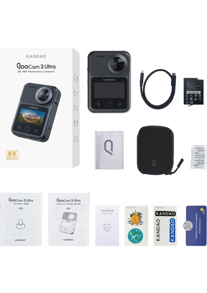 Qoocam 3 Ultra Ultimate Vision 8k 360 Camera modelleri