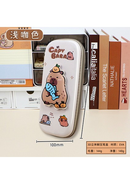 Sevimli Yaratıcı Kalem Kılıfı Kirli Dalı Niş Kırtasiye Kılıfı Ilkokul Büyük Kapasiteli Kalem Kutusu Kapi Bara 3D Kırtasiye Çantası (Yurt Dışından)