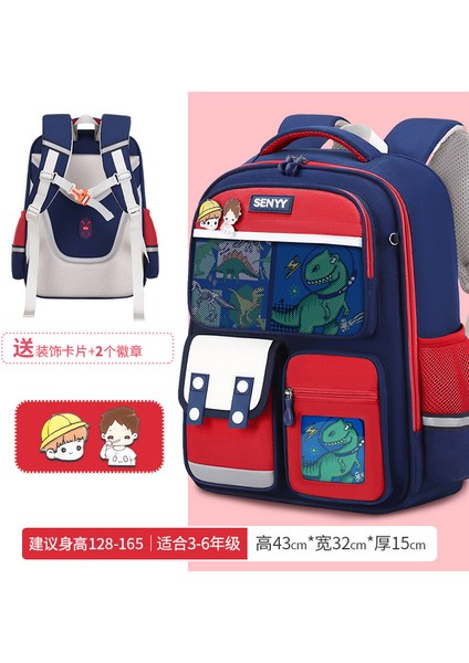 Yeni Ilkokul Öğrencileri Okul Çantası Çocuklar Oxford Kumaş Omuz Çantası Lamine Büyük Kapasiteli Erkek Su Geçirmez Kadın (Yurt Dışından)