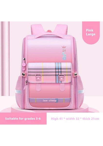 Ilkokul Öğrencileri Okul Çantası Oxford Kumaş Büyük Büyük Kapasiteli Naylon 1-6 Sınıflar Omuz Çantası (Yurt Dışından)