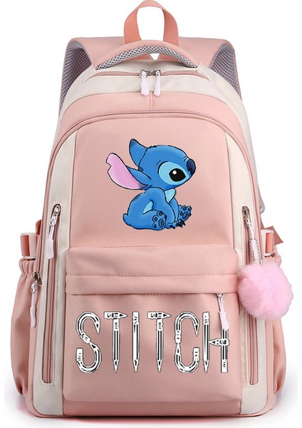 Yeni Yıldız Bebek Karikatür Baskı Rahat Omuz Çantası Ortaokul Lise Öğrencileri Büyük Kapasiteli Sırt Çantaları (Yurt Dışından)