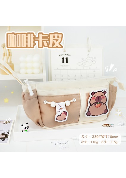 Yeni 9 Kat Büyük Kapasiteli Kalem Çantası Karikatür Cırt Cırtlı Tembel Yüksek Değerli Ins Tarzı Kız Kırtasiye Kutusu Öğrenci Kalem Kutusu (Yurt Dışından)