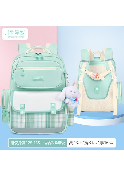 Yabancı Stil Ilkokul Öğrencileri Okul Çantası Çocuklar 1-3-6 Sınıflar Omuz Çantası Su Geçirmez Büyük Kapasiteli Oxford Kumaş (Yurt Dışından)