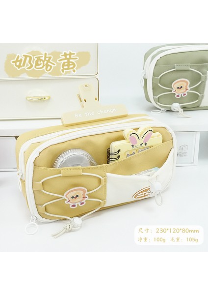 Büyük Kapasiteli Kalem Kutusuyüksek Değerli Ipli Tasarımniş Kırtasiye Kutusukalem Kutusu (Yurt Dışından)