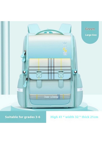 Ilkokul Öğrencileri Okul Çantası Oxford Kumaş Büyük Büyük Kapasiteli Naylon 1-6 Sınıflar Omuz Çantası (Yurt Dışından)