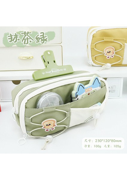 Yeni Stil Kalem Kutusu Sevimli Büyük Kapasiteli Kırtasiye Kutusu Çok Fonksiyonlu Kırtasiye Çantası Yüksek Değerli Çok Katmanlı Kırtasiye Kalem Kutusu (Yurt Dışından)