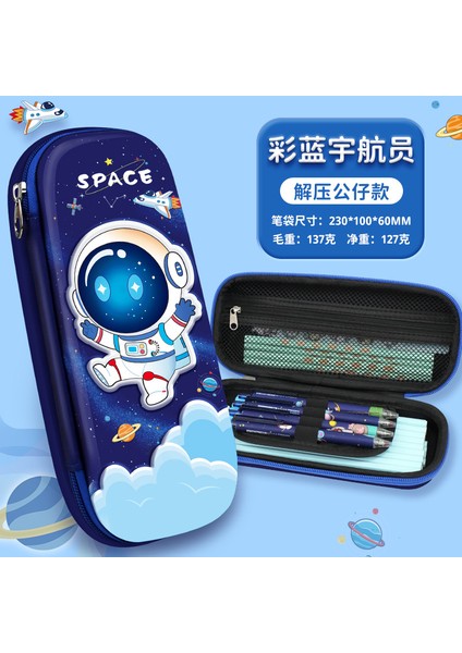 Sevimli Yaratıcı Kalem Kılıfı Kirli Dalı Niş Kırtasiye Kılıfı Ilkokul Büyük Kapasiteli Kalem Kutusu Kapi Bara 3D Kırtasiye Çantası (Yurt Dışından)