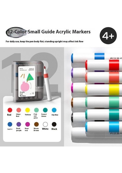 Çocukluk Küçük Hazine Akrilik Işaretleyiciler Ilkokul Öğrencileri Için Sanat Özel Birinci Sınıf Anaokulu Opak Renk Örtüşen Renk (Yurt Dışından)