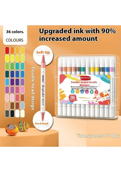 Öğrenciler Için Çocuk Akrilik Keçeli Kalemler Sanat Opak Çocuk El Yapımı Diy Doodle Kalem Suluboya Kalemleri (Yurt Dışından)