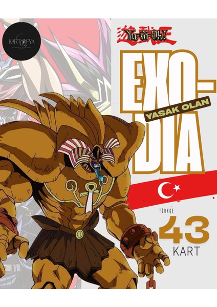 Yu-Gı-Oh! Türkçe Yasak Olan Exodia Destesi 43 kart