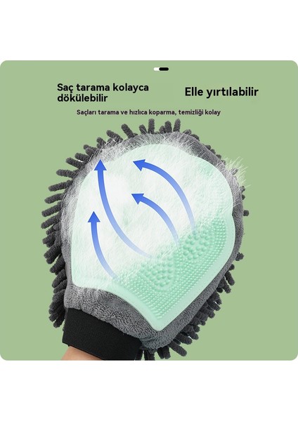 Çift Taraflı Temizlik Masajı Banyo Eldiveni (Yurt Dışından) indirimleri