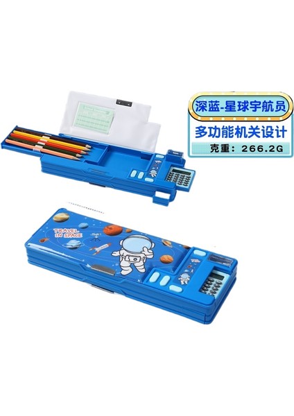 2025 En Yeni Çok Fonksiyonlu Plastik Kırtasiye Kutusu, Hesap Makinesi ile Kalem Kutusu (Yurt Dışından)