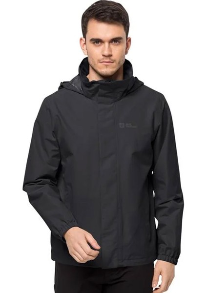 JACK WOLFSKİN Stormy Point 2L Jkt M 1111142-6000 Erkek Siyah Mont&Ceket