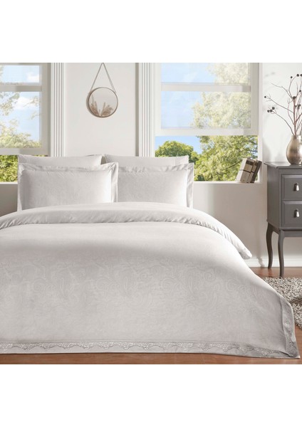 Blanca Jakar Çift Kişilik Nevresim Takımı Vizon