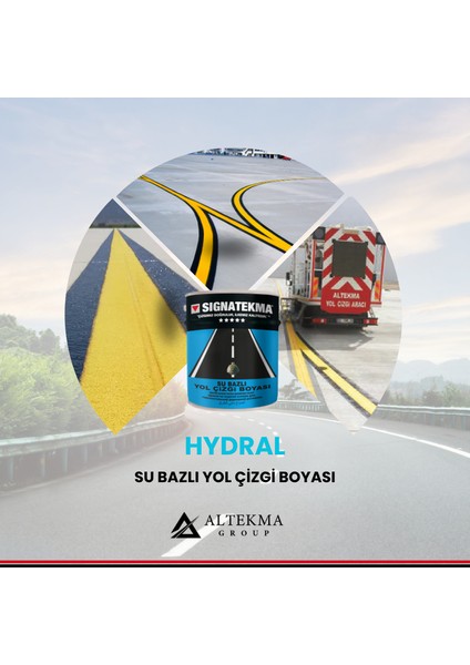 Hydral - Su Bazlı Yol Çizgi Boyası 25 KG