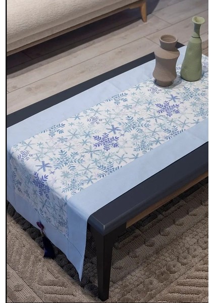 Pamuklu Kumaş Runner ve Kırlent Takımı (55X165 cm Runner; 2 Adet 50X50 cm Kırlent Kılıfı) fırsatları