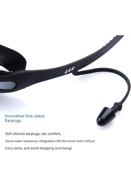 Erkekler ve Kadınlar Için Hd Su Geçirmez Buğu Önleyicihavuz Deniz Yüzücü Gözlüğü +Kulak Tıkacı Hediye (Yurt Dışından) fırsatları