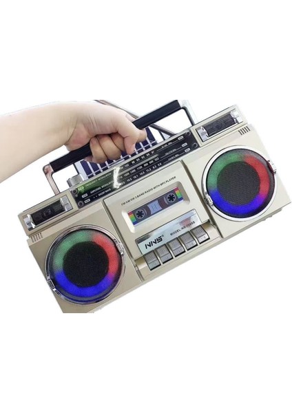 Ns-7088s Bt,Sd,Usb Girişli Fm Radio Rgb Işıklı Speaker fiyatları