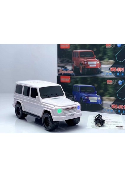 Ws-591 Bt,Sd,Usb Girişli Işıklı Araba Speaker modelleri