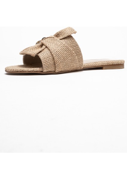 Donald Bej Hasır Fiyonklu Arı Tokalı Kadın Terlik fırsatları