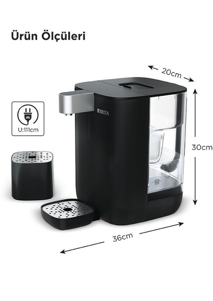 Cube Tezgah Üstü Su Arıtma Cihazı – Beyaz (4,0 L)
