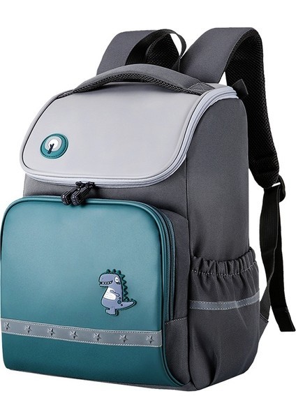 Lovehome 1-3. Sınıf Ilkokul Öğrencileri Için Uygun Okul Sırt Çantası - Koyu Yeşil (Yurt Dışından)