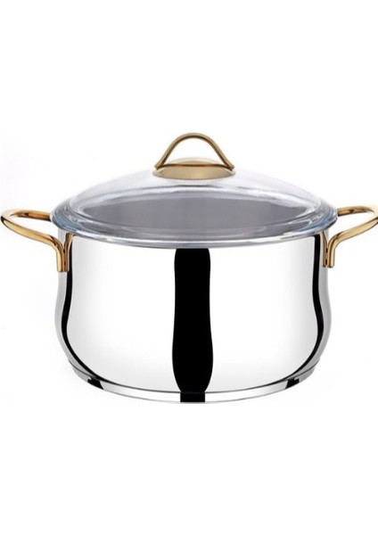 Öncü Paslanmaz Çelik 28 cm Derin Tencere